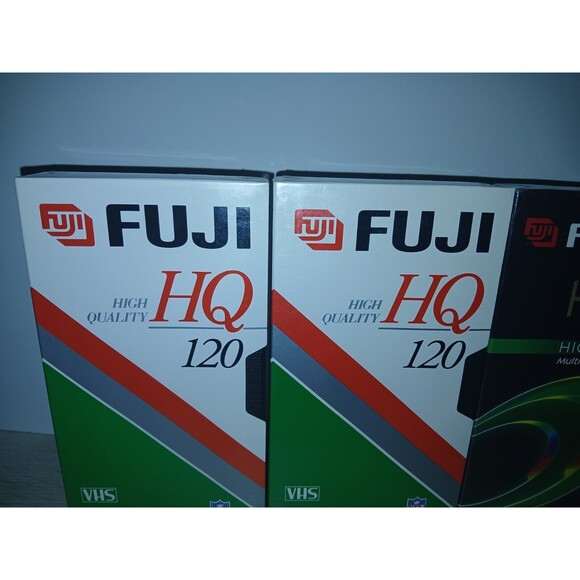Lot Of 4 Fuji Film VHS Blank Video Tapes 6 hours HQ 120 High Quality USA Made - Picture 16 of 16